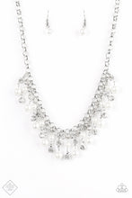 Load image into Gallery viewer, Paparazzi You May Kiss The Bride - White - Pearls Necklace - Fashion Fix - December 2018 - $5 Jewelry With Ashley Swint