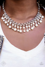 Load image into Gallery viewer, Paparazzi You May Kiss The Bride - White - Pearls Necklace - Fashion Fix - December 2018 - $5 Jewelry With Ashley Swint