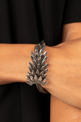 Paparazzi BOA and Arrow - Silver - Bracelet