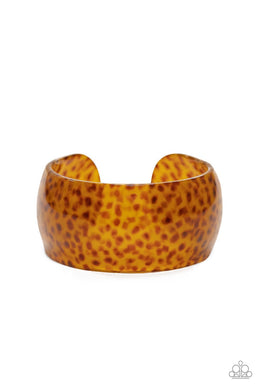 Paparazzi Jungle Cruise - Brown - Acrylic Cuff Bracelet - $5 Jewelry with Ashley Swint
