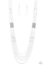 Load image into Gallery viewer, Paparazzi Let It BEAD - White - Seed Beads - Necklace &amp; Earrings