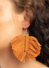 Load image into Gallery viewer, Paparazzi Macrame Mamba - Brown - Earrings