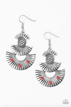 Load image into Gallery viewer, Paparazzi Far East - Red - Earrings