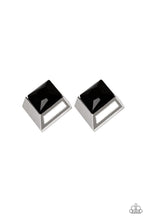Load image into Gallery viewer, Stellar Square - black - Paparazzi earrings - $5 Jewelry with Ashley Swint