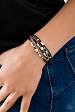 Load image into Gallery viewer, Paparazzi Cut The Cord - Black - Magnetic Clasp - Bracelet - $5 Jewelry with Ashley Swint