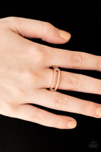 Load image into Gallery viewer, Paparazzi Ring ~ I Need Space - Rose Gold - $5 Jewelry with Ashley Swint