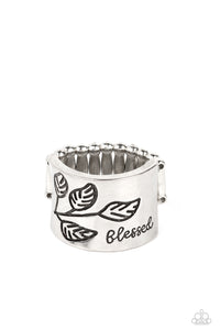 Paparazzi Blessed with Bling - Silver - Inspirational Ring