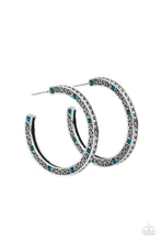 Load image into Gallery viewer, Paparazzi  Richly Royal - Blue - Hoop Earrings