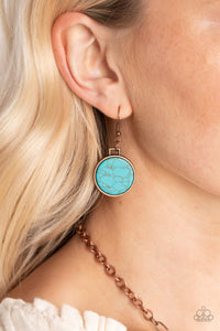 Paparazzi Santa Fe Flats - Copper - Necklace & Earrings