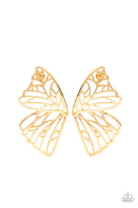 Paparazzi Butterfly Frills - Gold - $5 Jewelry with Ashley Swint