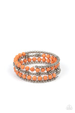 Load image into Gallery viewer, Paparazzi Road Trip Remix - Orange - coil bracelet