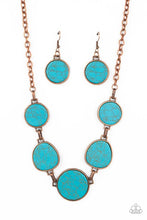 Load image into Gallery viewer, Paparazzi Santa Fe Flats - Copper - Necklace &amp; Earrings