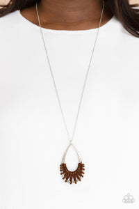Paparazzi Homespun Artifact - Brown - $5 Jewelry with Ashley Swint