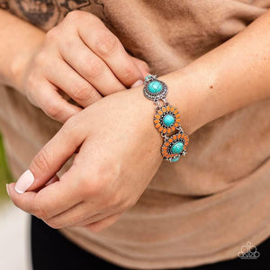 PRE-ORDER - Paparazzi Bodaciously Badlands - Orange - Bracelet - $5 Jewelry with Ashley Swint