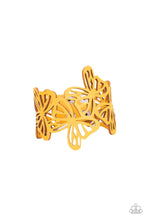 Load image into Gallery viewer, Paparazzi Butterfly Breeze - Yellow - Snap Bracelet