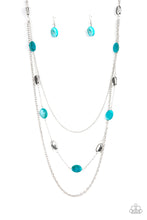 Load image into Gallery viewer, Paparazzi Barefoot and Beachbound - Blue - Necklace &amp; Earrings