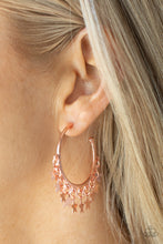 Load image into Gallery viewer, Paparazzi Happy Independence Day - Copper - Stars Hoop Earrings