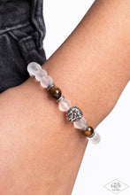 Load image into Gallery viewer, Paparazzi The Lions Share - Brown - Black Diamond Lion Bracelet