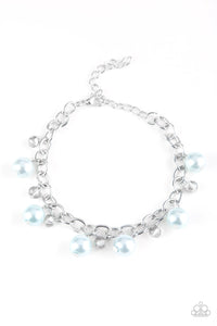 Paparazzi Country Club Chic - Blue Pearls - Bracelet