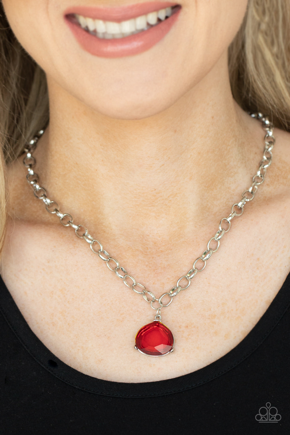Paparazzi Gallery Gem - Red - $5 Jewelry with Ashley Swint