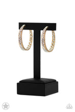 Load image into Gallery viewer, Paparazzi GLITZY By Association - Gold - NEW HOOP EARRING