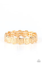 Load image into Gallery viewer, Paparazzi Urban Stackyard - Gold - Stretchy Band Bracelet