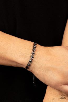Paparazzi Slide On Over - Black - Bracelet