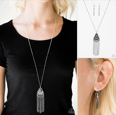 Mesa Breeze - Silver - Necklace - $5 Jewelry With Ashley Swint