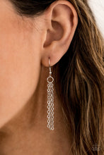 Load image into Gallery viewer, Paparazzi Metro Mosaic - Multi - Acrylic Silver Hoops and Chain - Necklace &amp; Earrings - $5 Jewelry with Ashley Swint