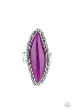 Load image into Gallery viewer, Paparazzi Mineral Mine - Purple Stone - Silver Ring - $5 Jewelry with Ashley Swint