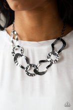 Load image into Gallery viewer, Paparazzi Capital Contour - Silver - Necklace &amp; Earrings - $5 Jewelry with Ashley Swint