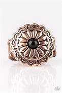 Paparazzi Daringly Daisy - Copper - Flower Ring